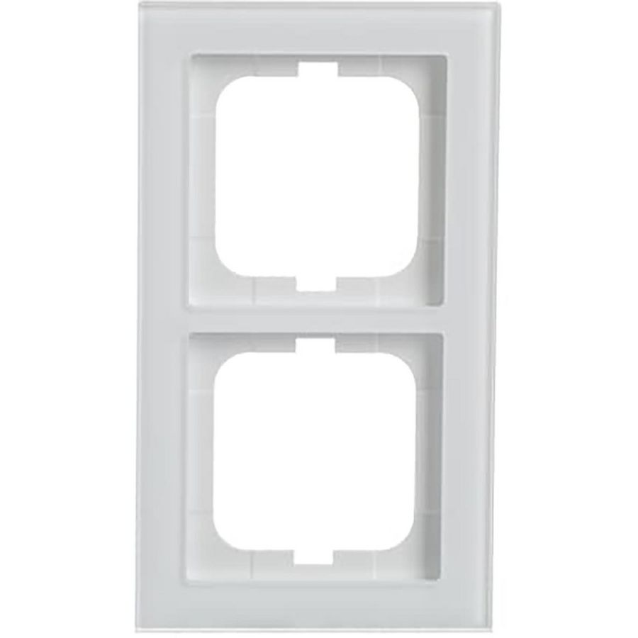 Afdekraam 2v ax-witglas