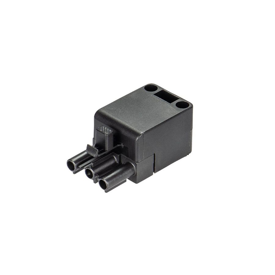 Stekerdeel met trekontlasting ST18/3S ZEVN zwart rdm VVE=100