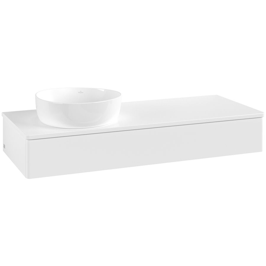 Wastafelonderkast Antao 1200x190x500mm White Matt Lacquer K11050MT