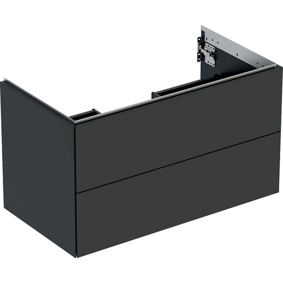 Wastafelonderkast 2x la 90cm lava mat ONE