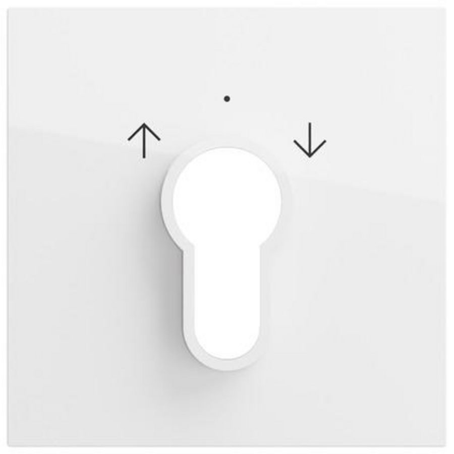 Afdekking sleutelschakelaar /-drukcontact System 70 zuiver wit