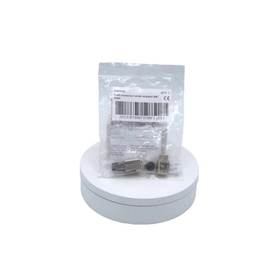 RJ45 connector CAT6A shield "Haaks" Toolless Mass. draad