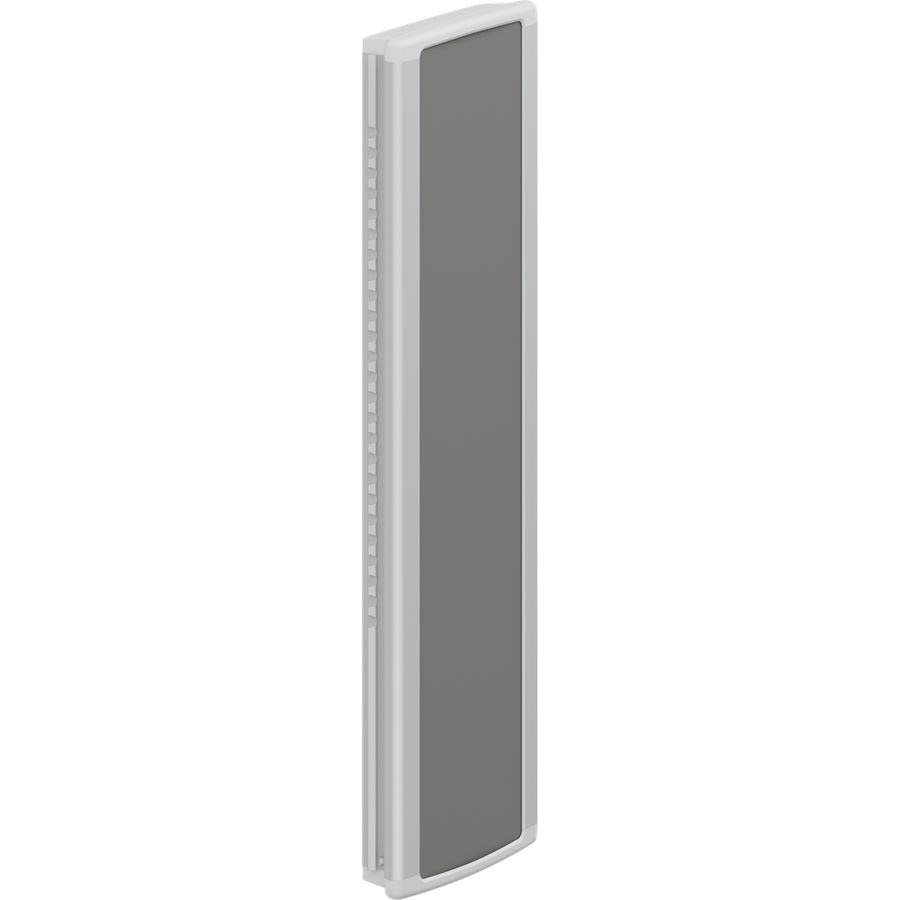 Wandrail 400mm gegroefd links verticale montage PLUS