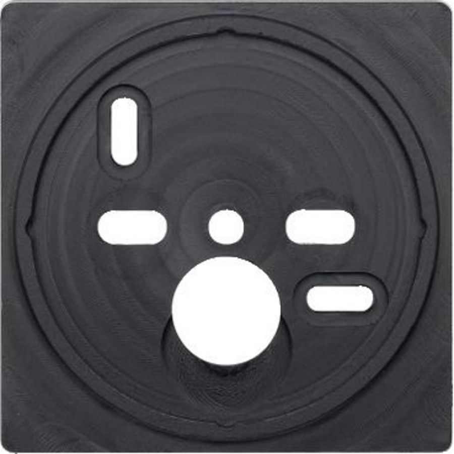 Betonmuur adapter zwart M-plan II 1v