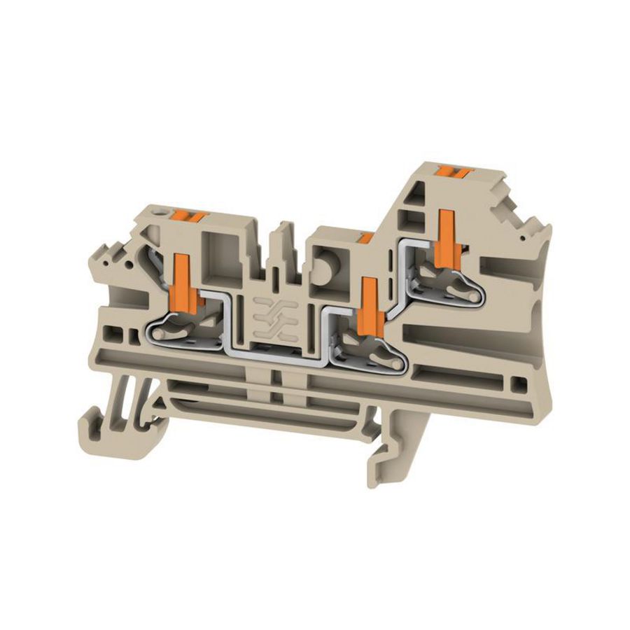 Doorvoerklem d.beige 2.5mm2 24 A 800 V 2847330000 VVE=50