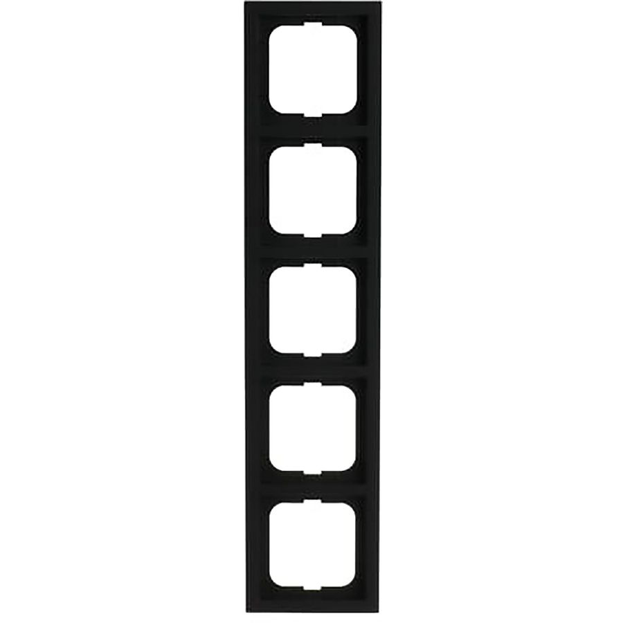 Afdekraam hoekig 5v f-matzwart