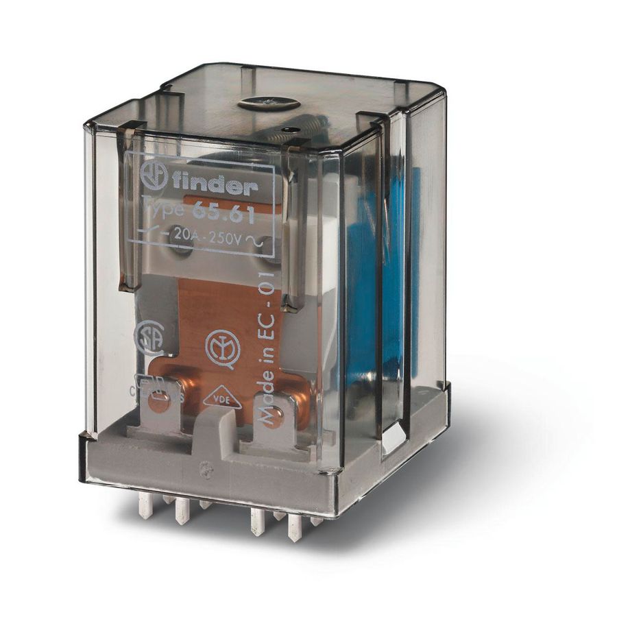 FIN RELAIS 1M+1V 20A 24VDC