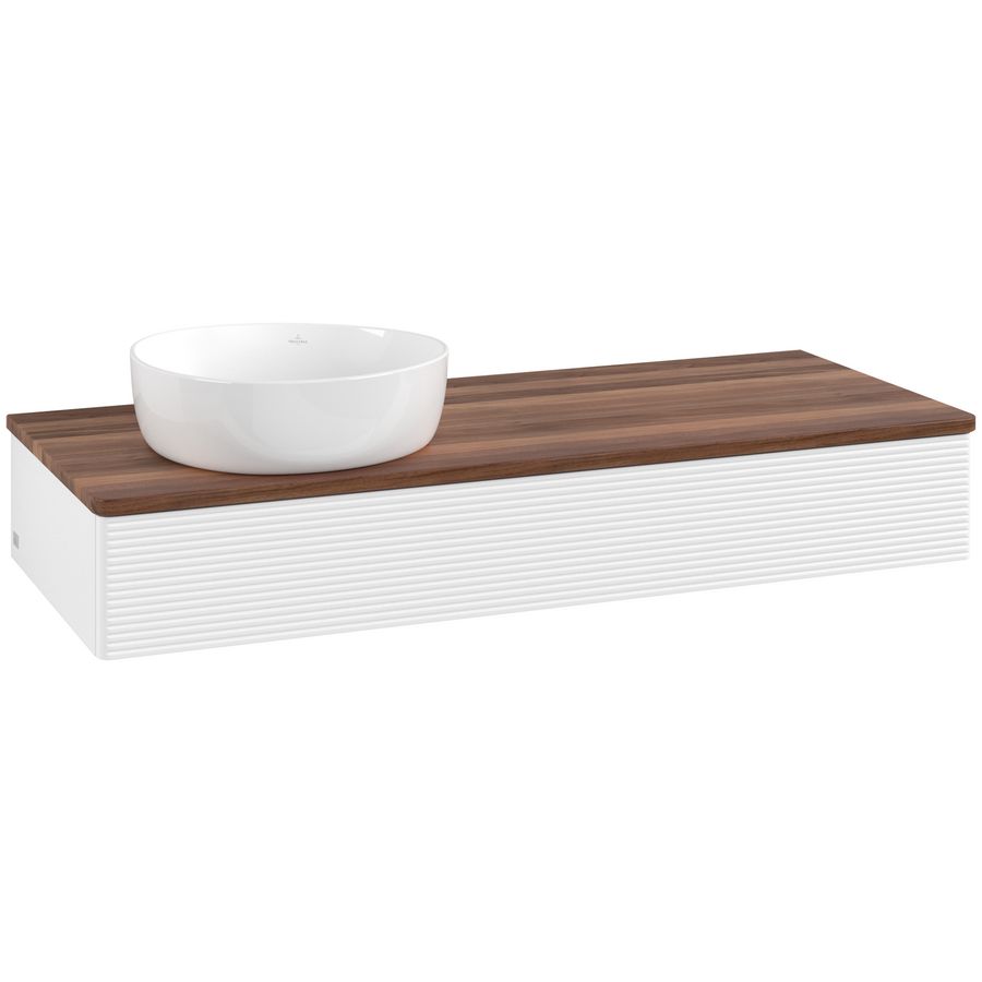 Wastafelonderkast Antao 1200x190x500mm White Matt Lacquer K11112MT