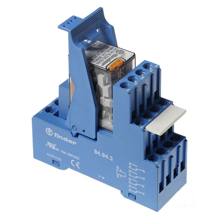 Interfacerelais 4 wisselcontacten 7A 24V AC