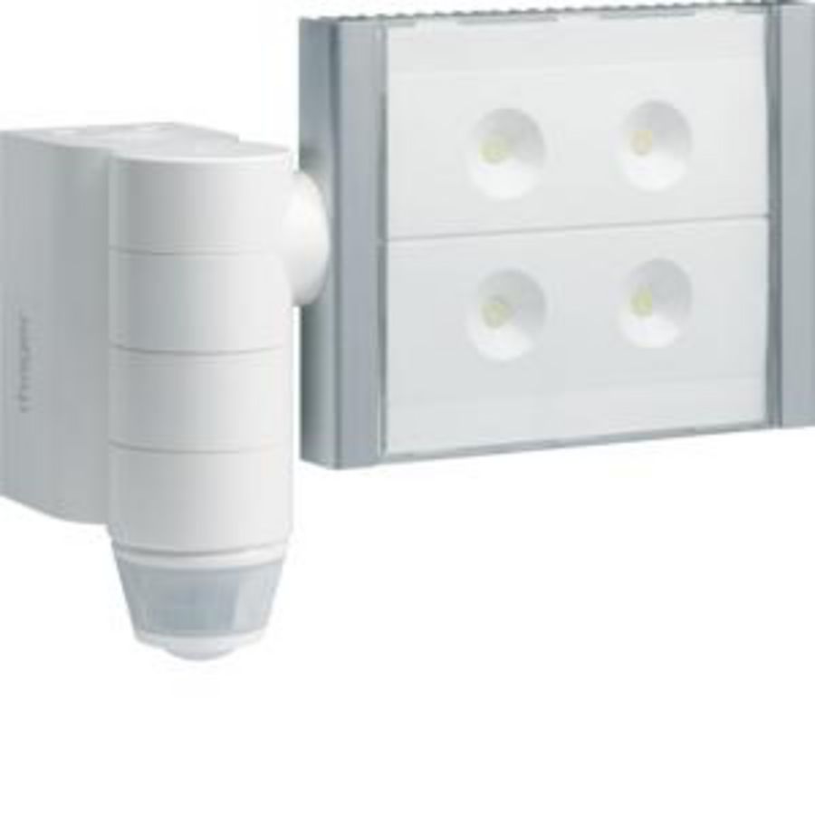 Bewegingsmelder opbouw IP55 led-schijnwerper wit quicklink