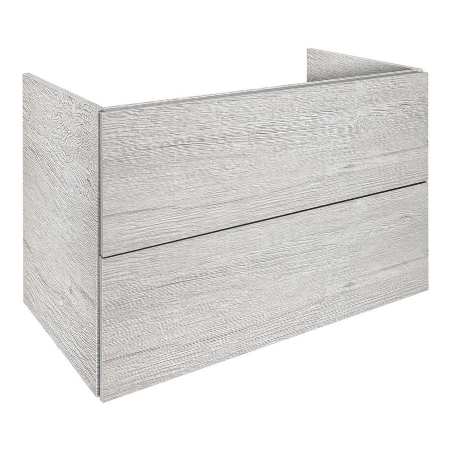 Onderkast (100x45cm) met 2 lades push-to-open - Structure Beton Dark