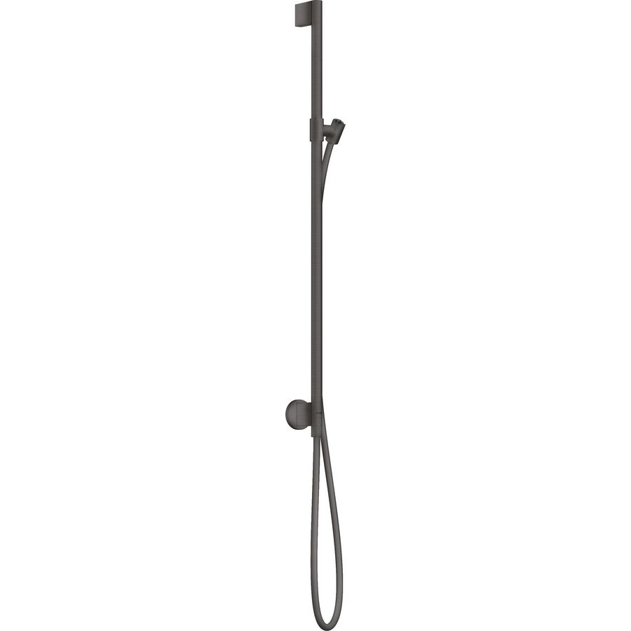 Glijstang AXOR One 90cm+muuraansluitbocht douchesl 160cm Brushed Black Chrome