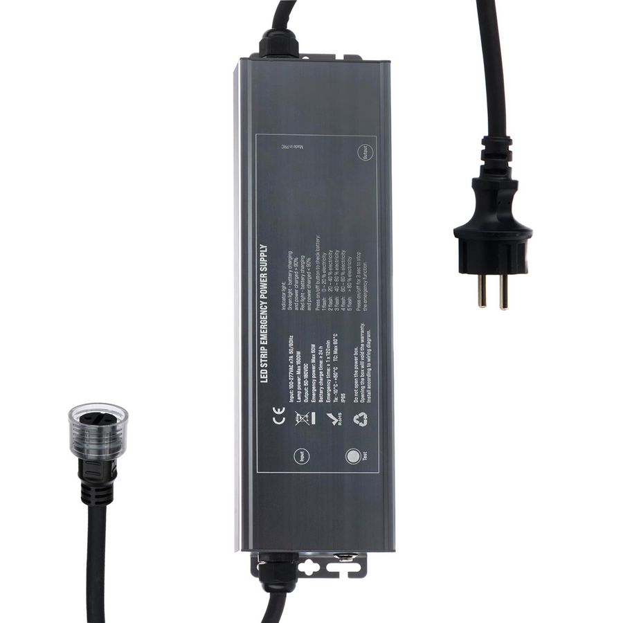 Noodstroomvoorziening voor LED Rope Plus
