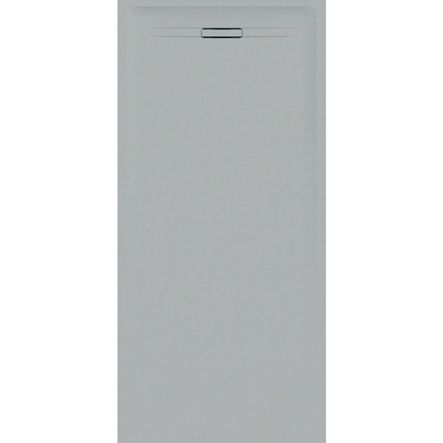 Douchevloer rechthoekig 170x90cm Grijs/Leisteen Sestra