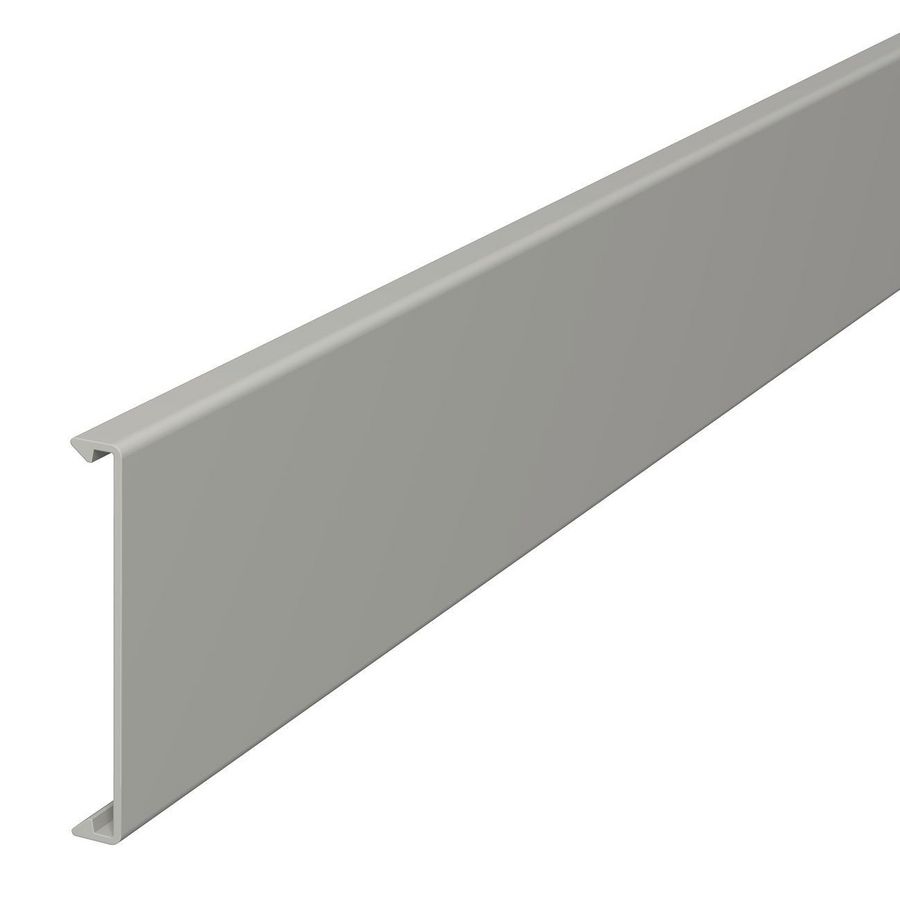 Lengte a 2m. Deksel voor WDK 60mm polyvinylchlorid grijs