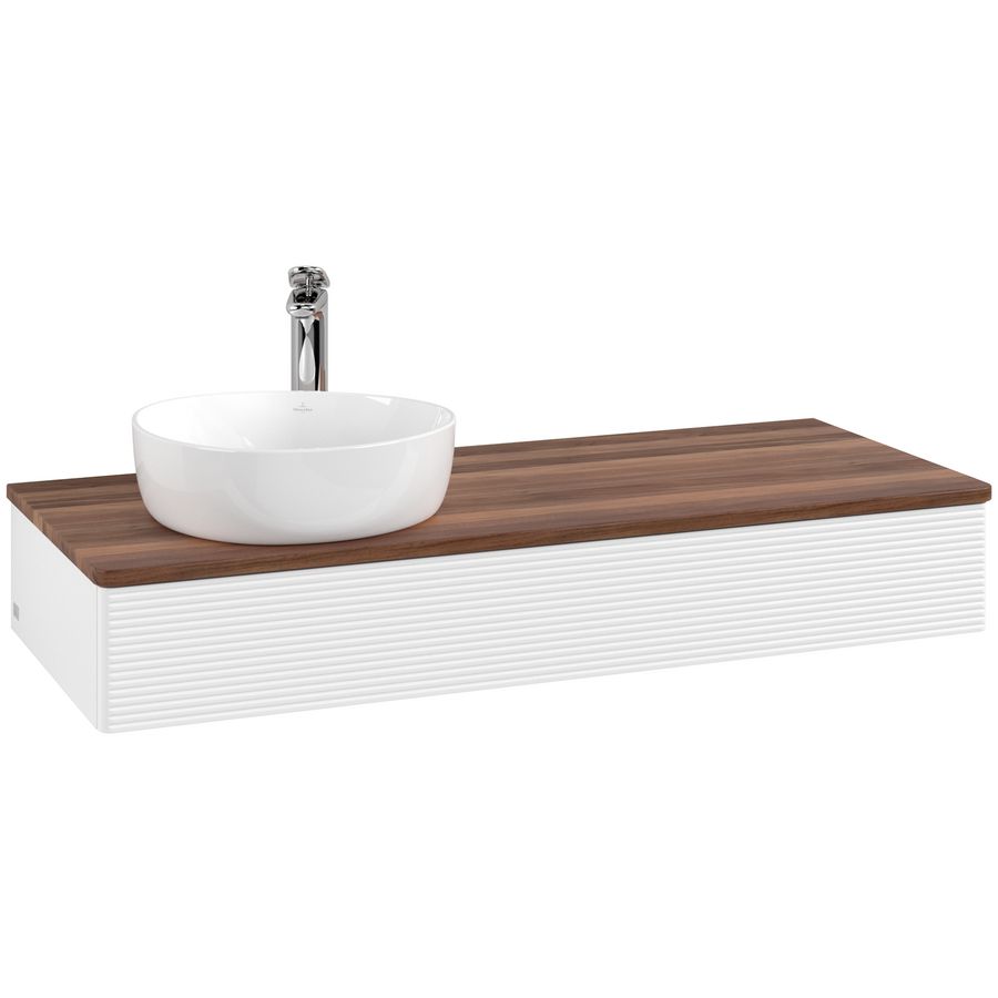 Wastafelonderkast Antao 1200x190x500mm White Matt Lacquer K11152MT