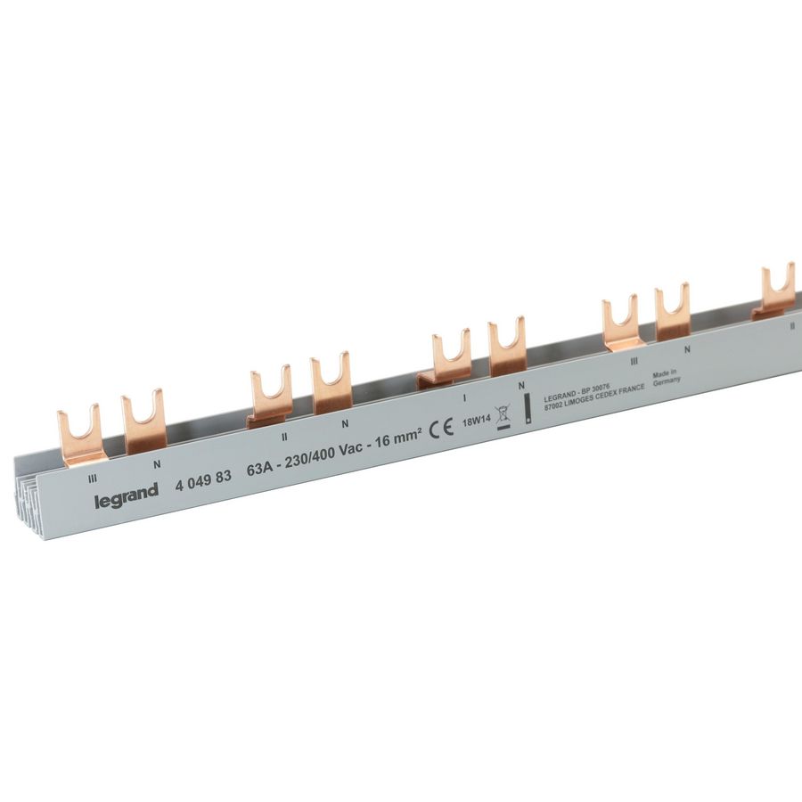 Rail vorken AFDD 4P-54mm16mm²