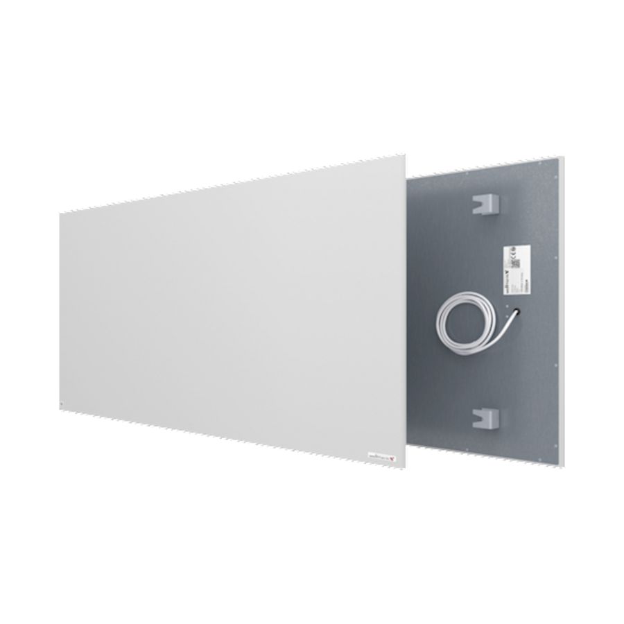 Welltherm metalen infrarood paneel 590x1190mm - 710W - wit (RAL9003)
