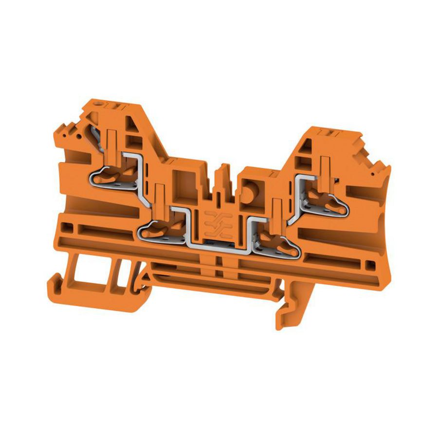 Doorvoerklem oranje 2.5mm2 24 A 800 V Nu 2847500000 VVE=50