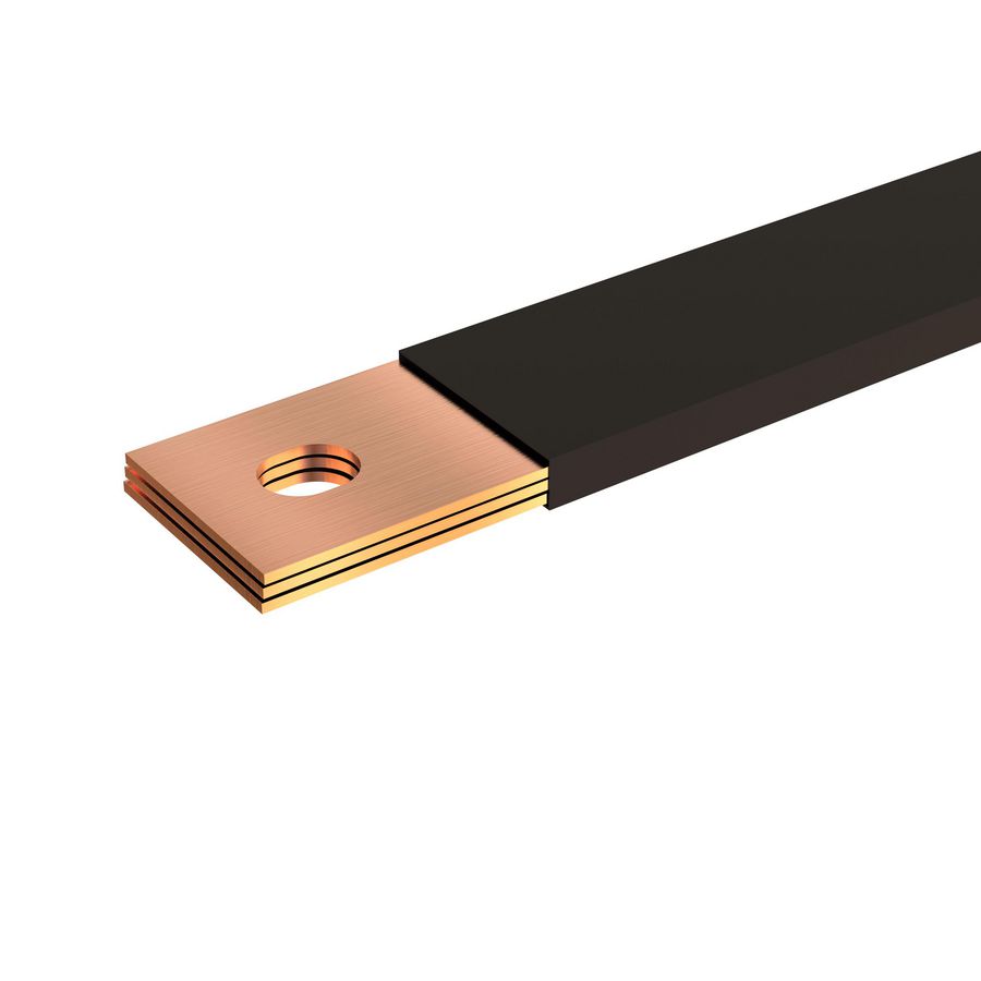 Flexibele busbar 100A 1x24x2000