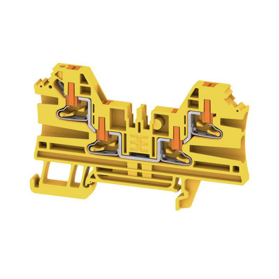 Doorvoerklem geel 2.5mm2 24 A 800 V Nu 2847550000 VVE=50