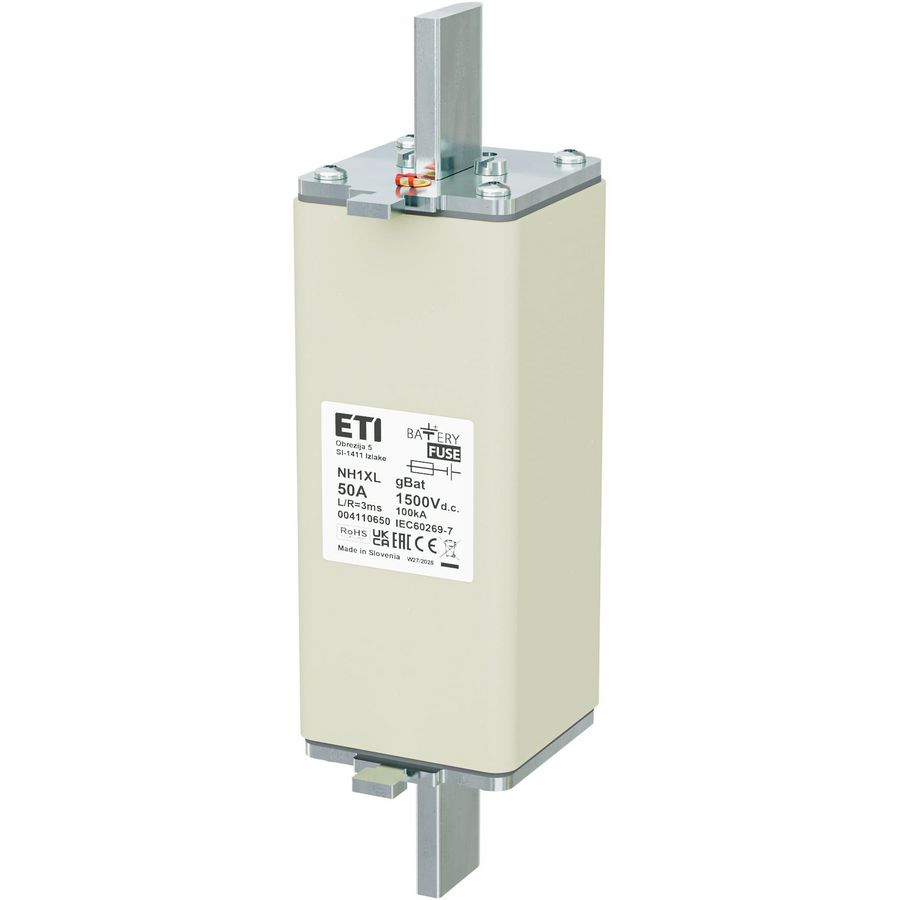 Zekering NH1XL gBat 50A/1500V DC 4110650