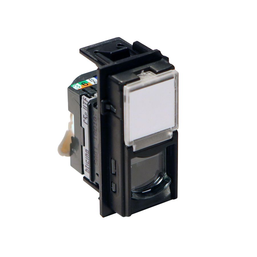 Contactdoos RJ45 UTP Cat. 5e zwart LivingNow