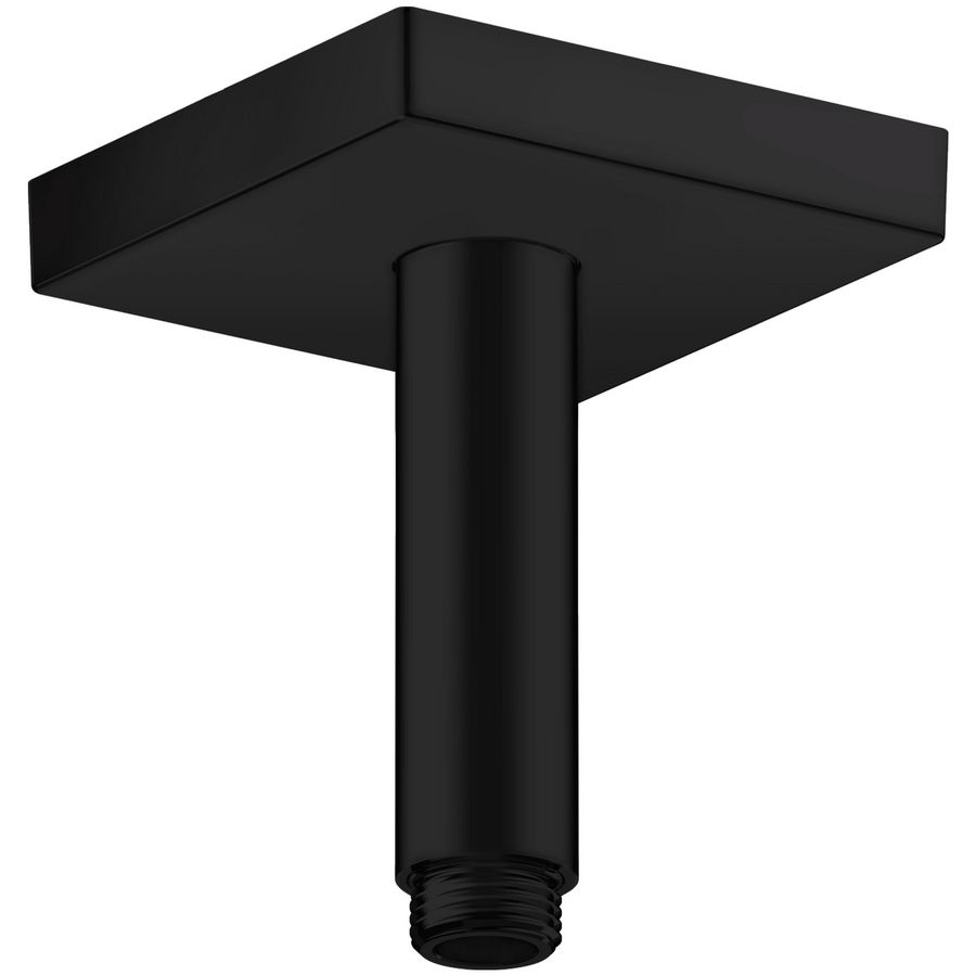 AXOR plafondbevestiging Square 100mm mat zwart