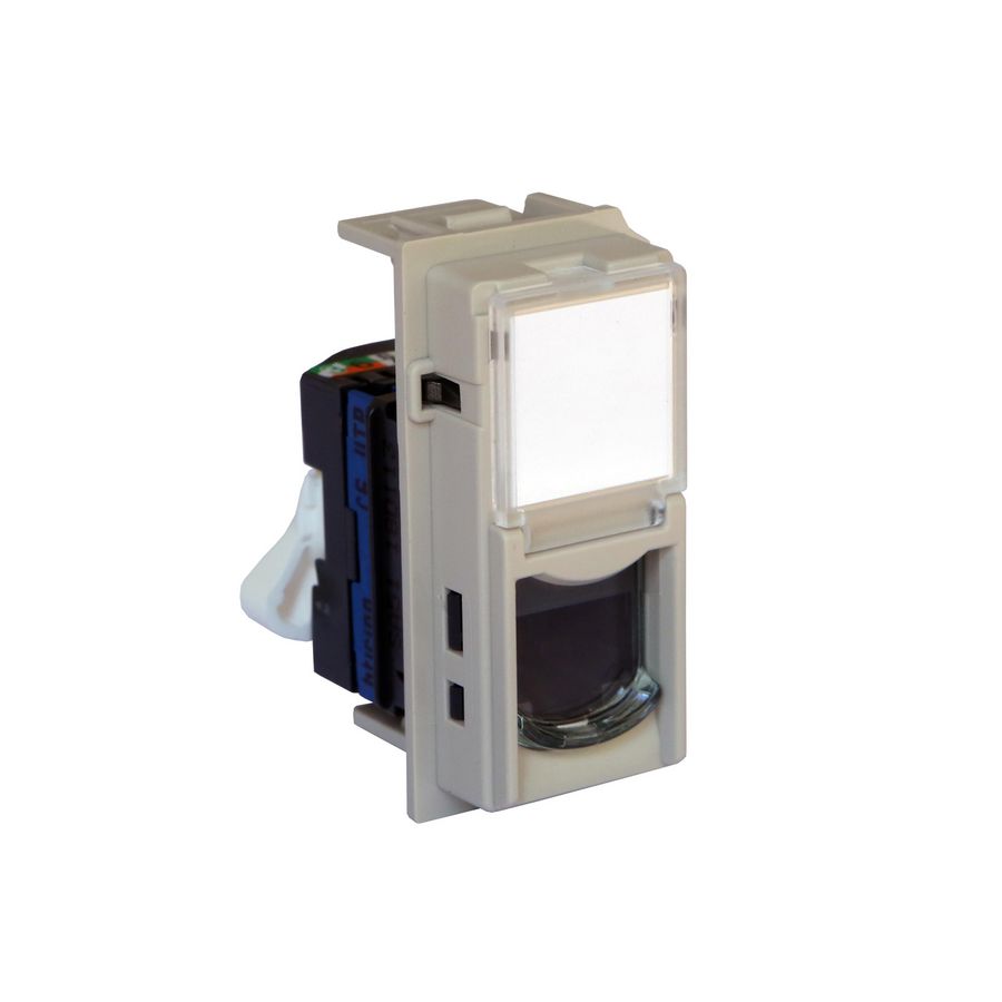 Contactdoos RJ45 UTP Cat. 6 zand LivingNow