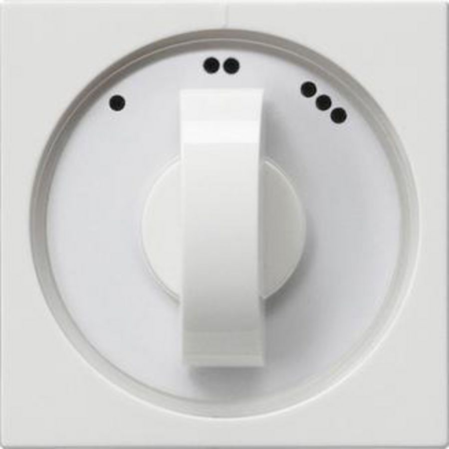 Afdekking draaiknop 3-standen System 55 z.wit