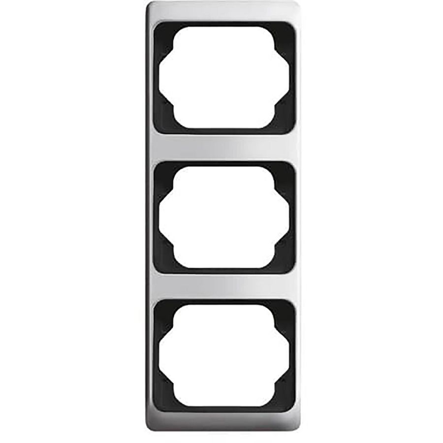 Afdekraam hoekig 3v ver a-titanium (1733 KA-266)