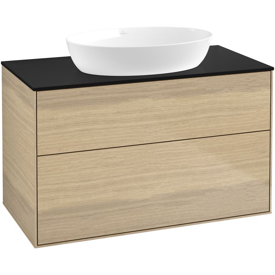 Wastafelonderkast Finion 1000x603x501mm Oak Veneer GA0200PC