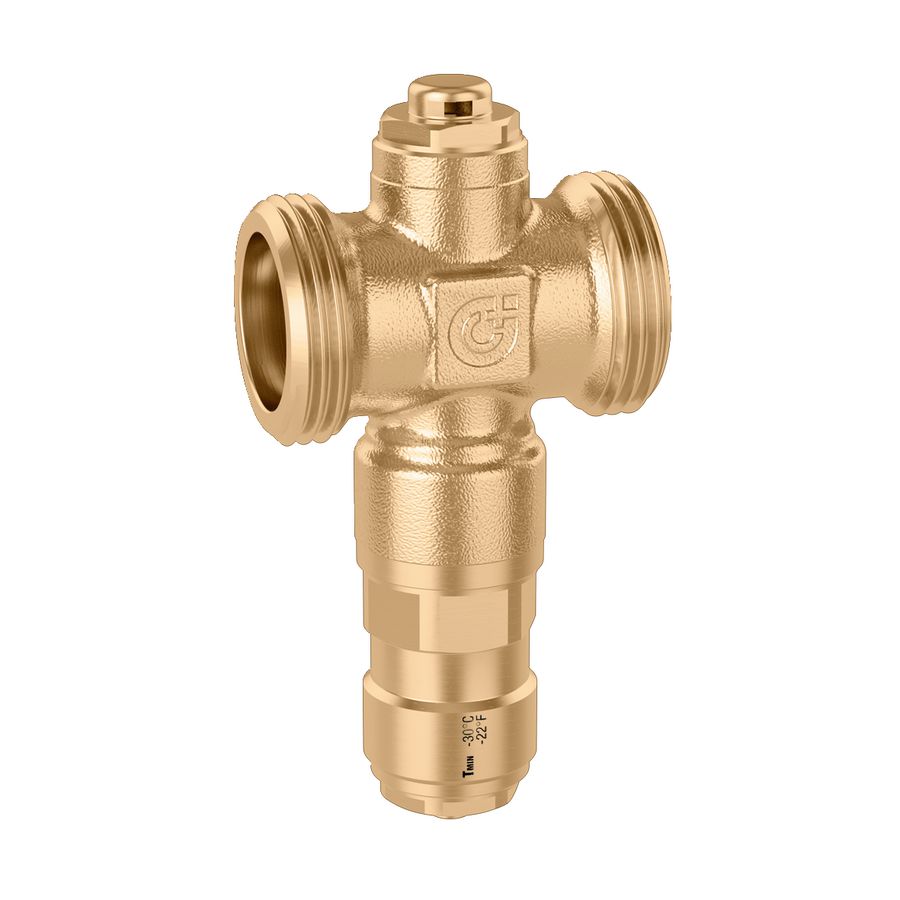Vorstbeveiligingsklep 108 iStop messing 1.1/4"bt.dr. max. 90°C.