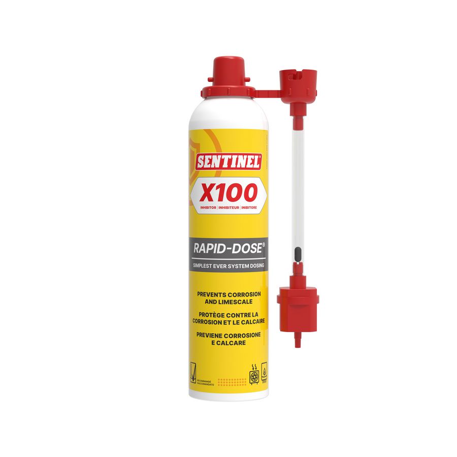 Beschermingsmiddel tegen corrosie en kalkaanslag X100RDRAPID DOSE 250ml. VVE=12