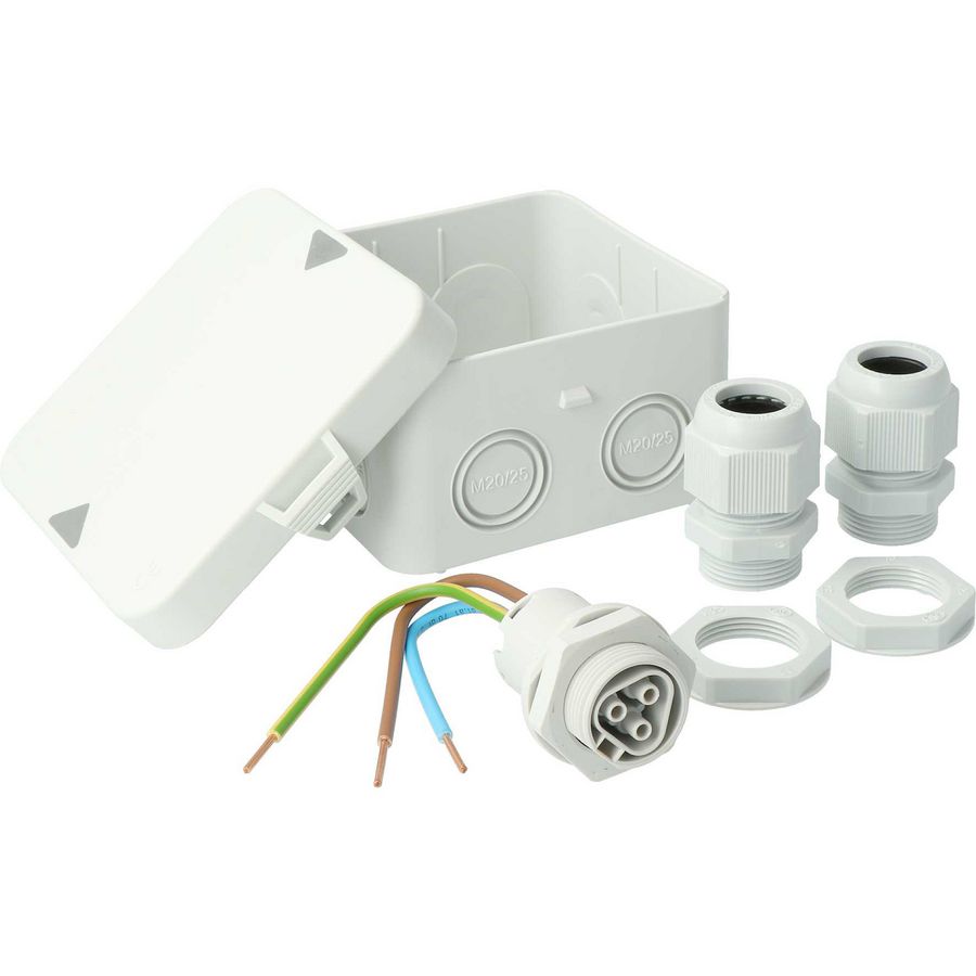 Doos montage AK1-IP65 M20/M25 grijs RST250V VVE=100