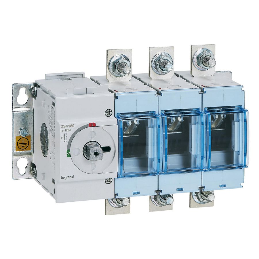 Doos a 90m. Scheidingsschakelaar DSX160 3P-125A-Maat 1-beves