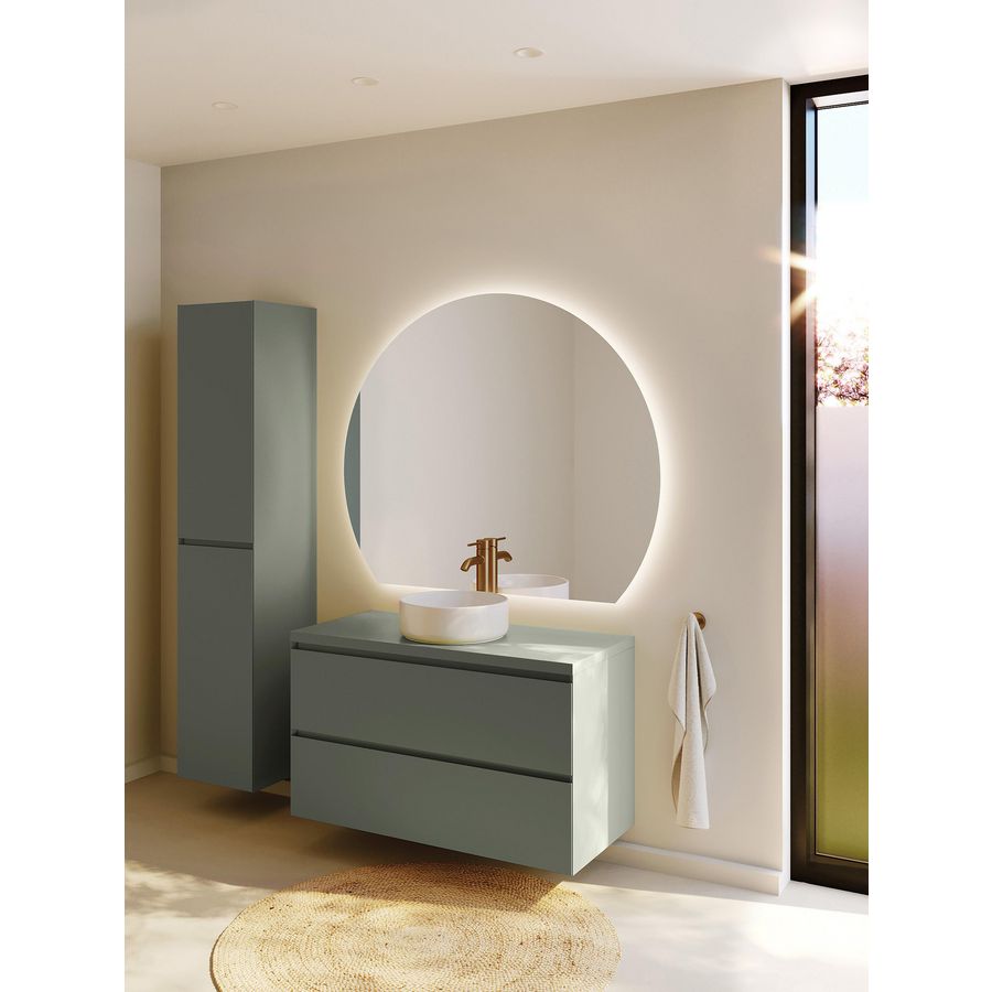 Counter Top+BC SPR-UP_46 100 +bowl Ash Grey mat