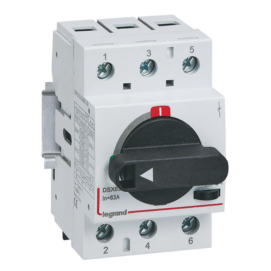 Scheidingsschakelaar DSX63 3P 63A + draaihendel 3 modulen