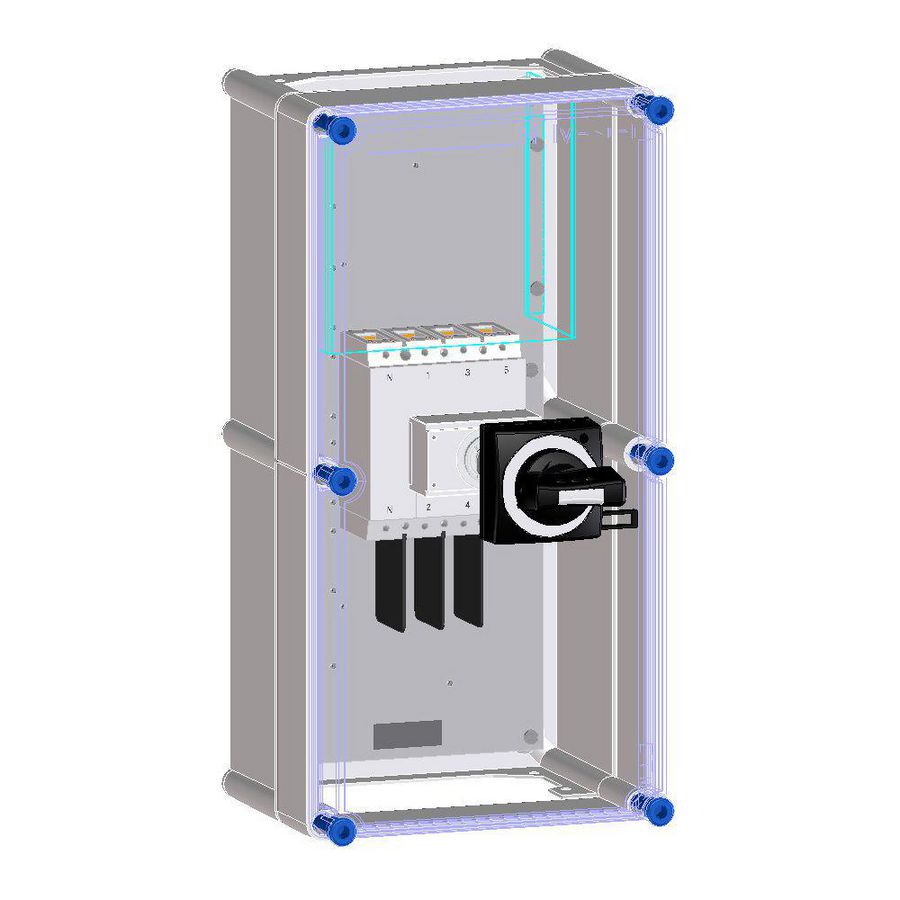 Schakelkast met NZM1 125-160A 4p