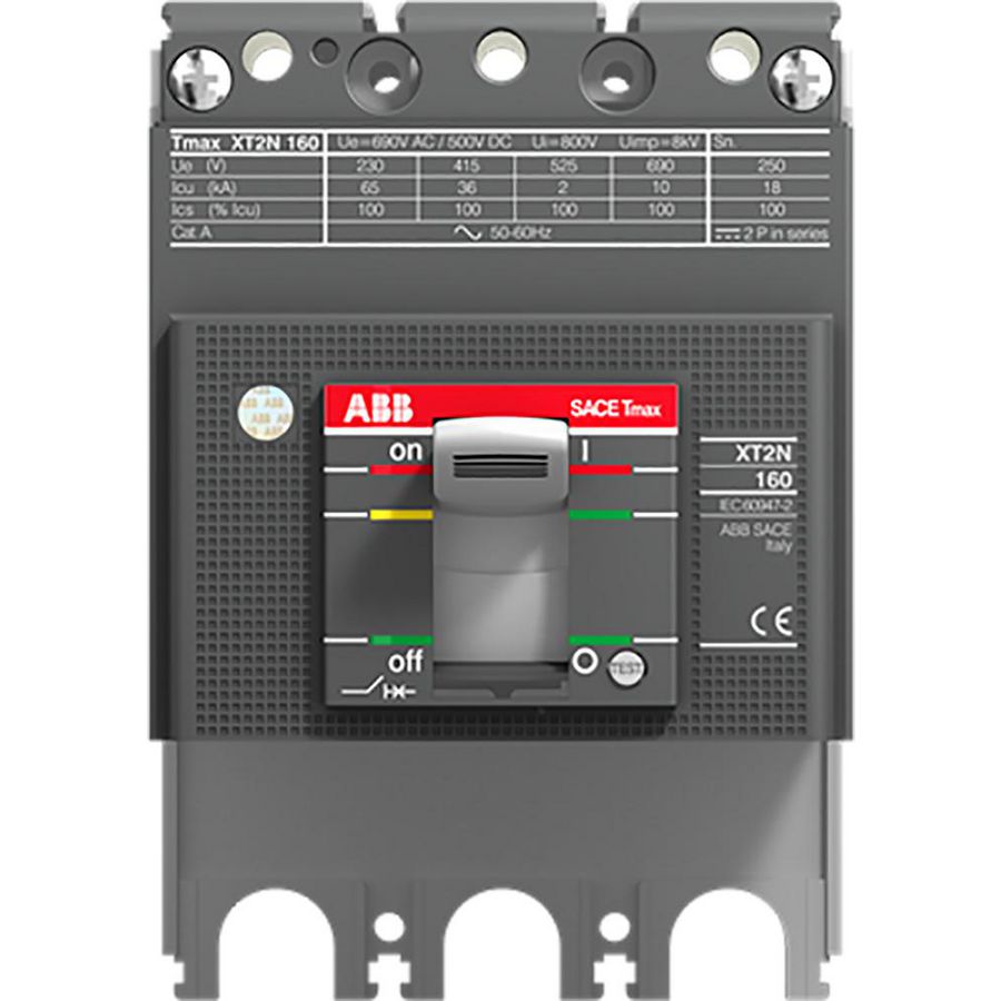 Vermogensschakelaar Tmax XT2H 160 3P automaat
