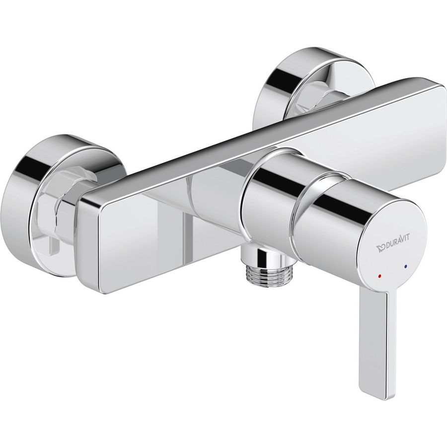 D-Neo 1-hendel douchemengkraan opb chroom 209x140x100mm