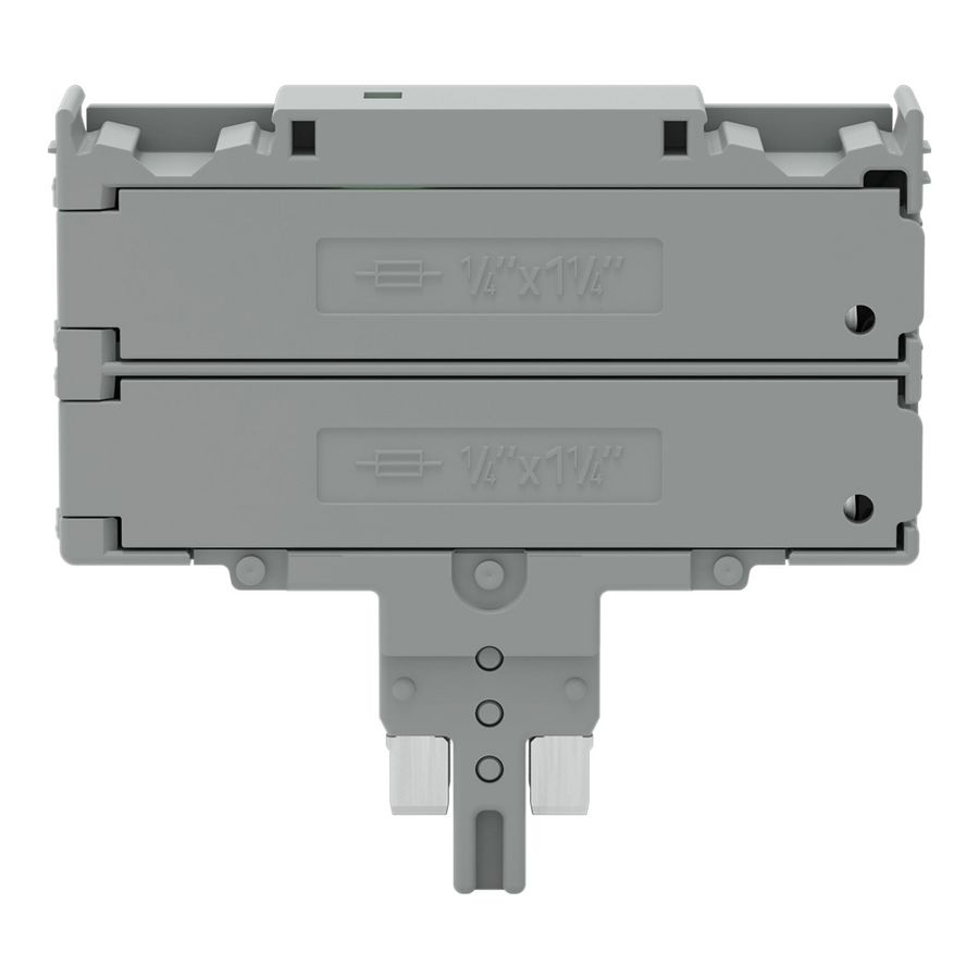 Dubbele zekeringsteker G-smeltpatroon 1/4 x 1 1/4 mm VVE=25