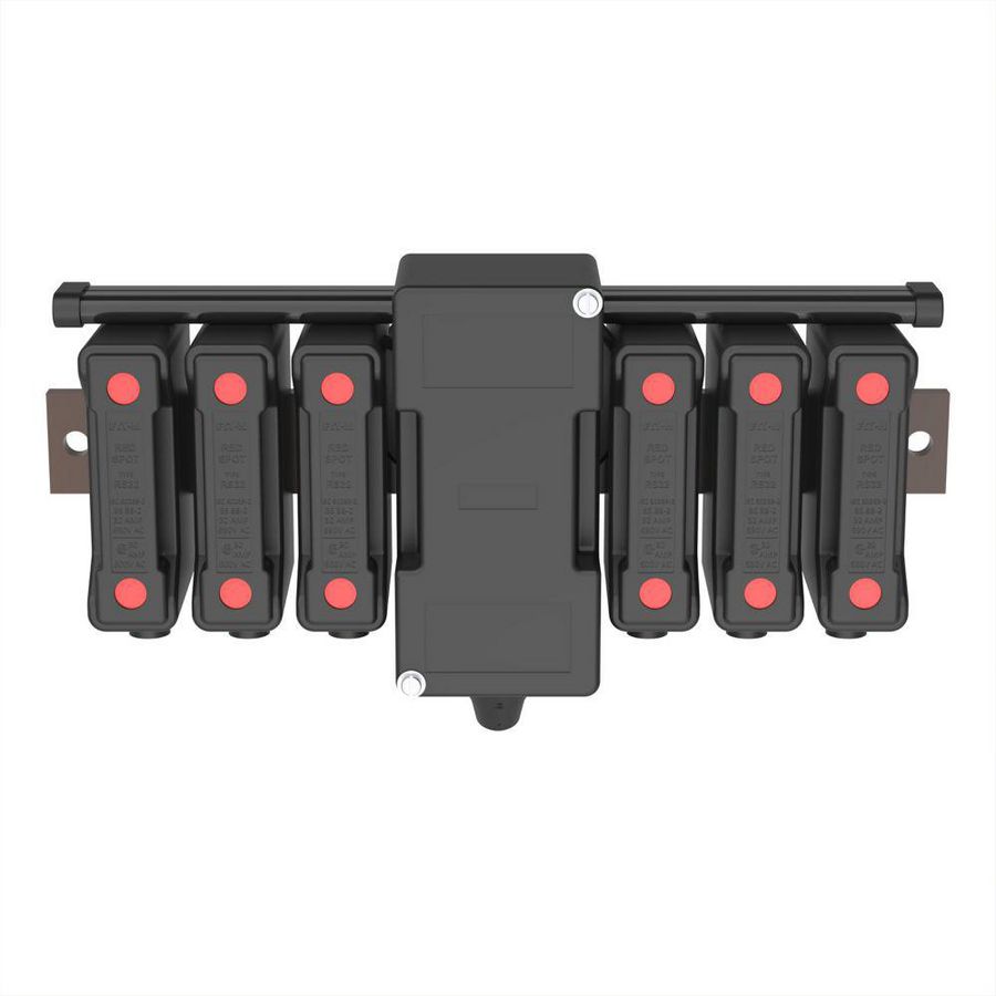 Zekering-bank laagspanning 32 A AC 660 V BS 6 way