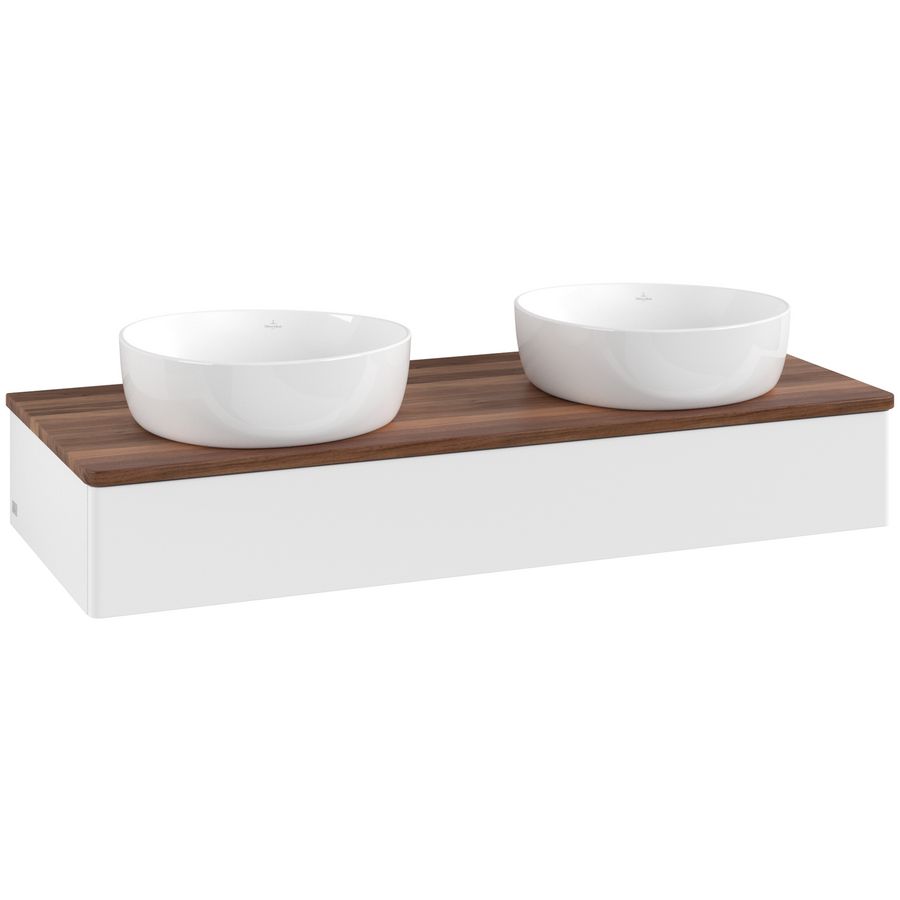 Wastafelonderkast Antao 1200x190x500mm White Matt Lacquer K13012MT