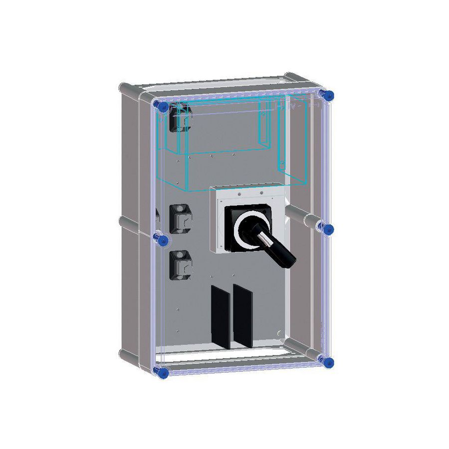 Schakelkast voorbereid voor 1 NZM3 MCCB 3P