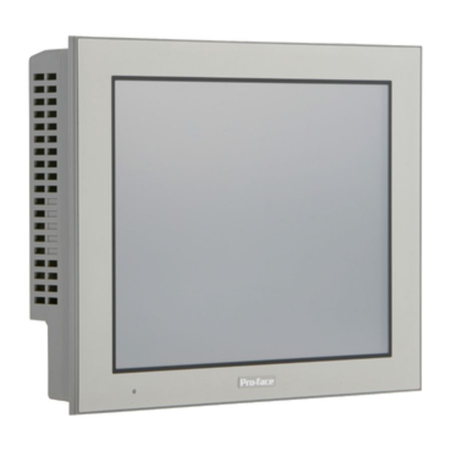 Advanced touchscreen 800 x 600 pixels SVGA 12.1" TFT Proface