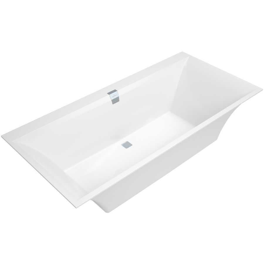 Squaro Edge 12 ligbad 190x90cm wit incl. poten en afvoer