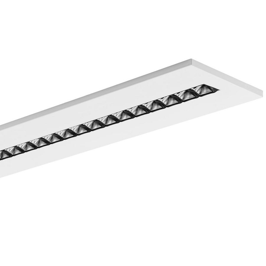 LED-Ingelegd armatuur 4000K 34W statisch asymm. reflector