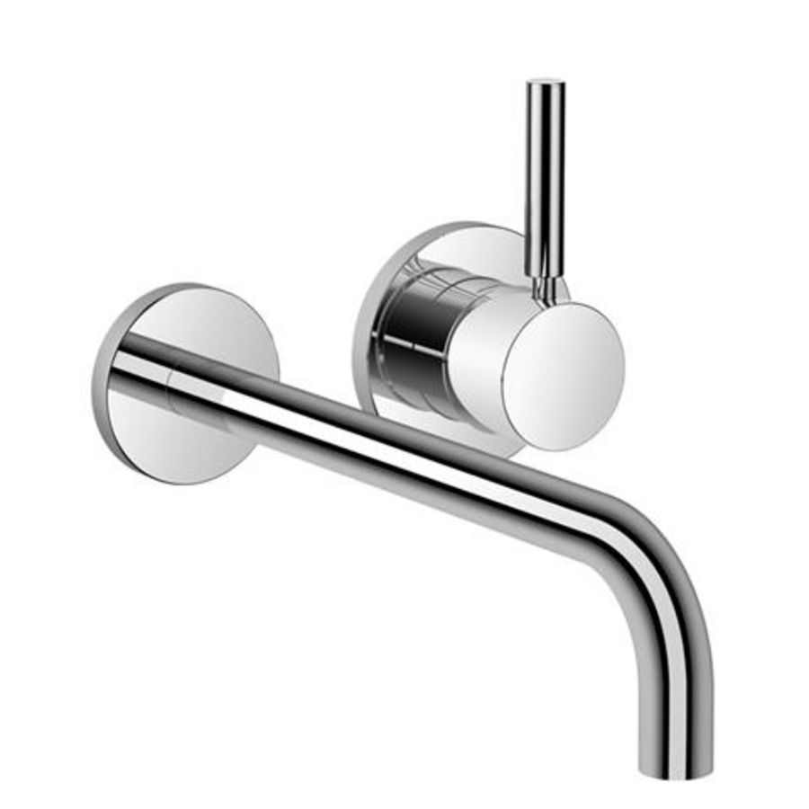 META 1-hendel Wandmengkraan m rozetten platina mat 36863660-06