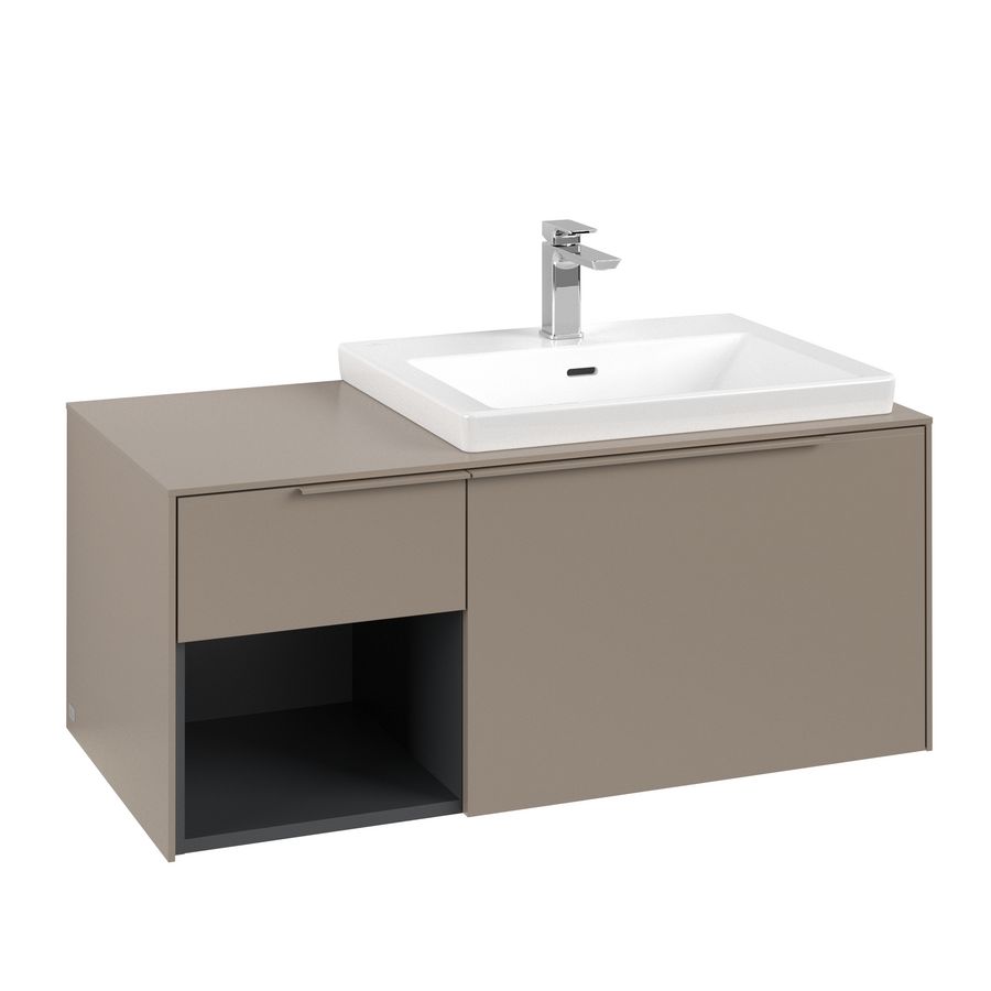 Wastafelonderkast Subway 3.0 1001x422,5x516mm Taupe C571L2VM